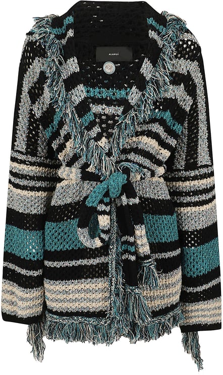 Alanui ALANUI OCEAN STRIPES CARDIGAN