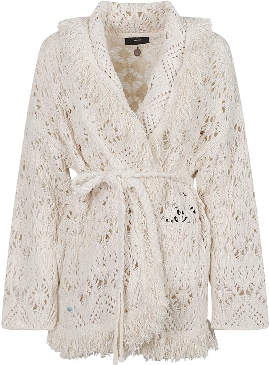 Alanui Lagoon Romance Cardigan Nude