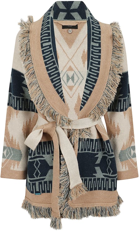 Alanui ALANUI ICON JACQUARD CARDIGAN