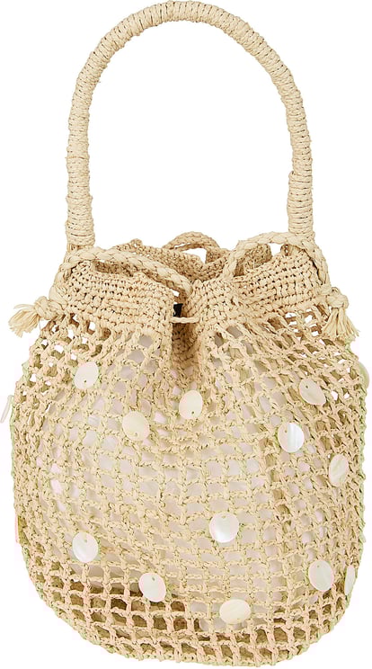 Alanui ALANUI PRECIOUS MOMENTS RAFFIA BAG