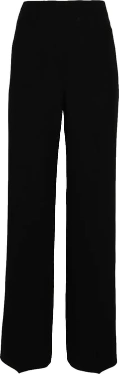 Alberta Ferretti Neutral Pantaloni High-Waisted Satin Palazzo Pants