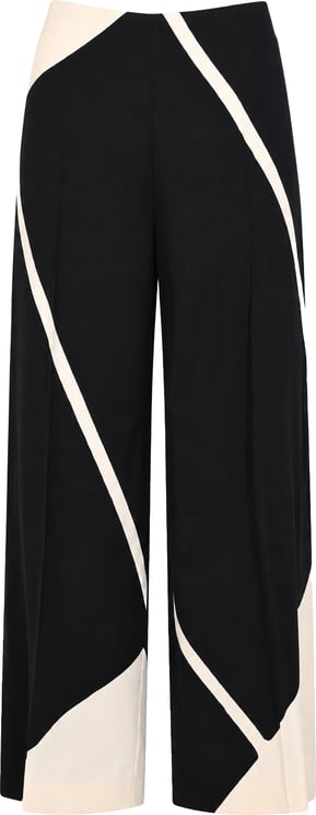 Alberta Ferretti Trousers Fantasia Nero
