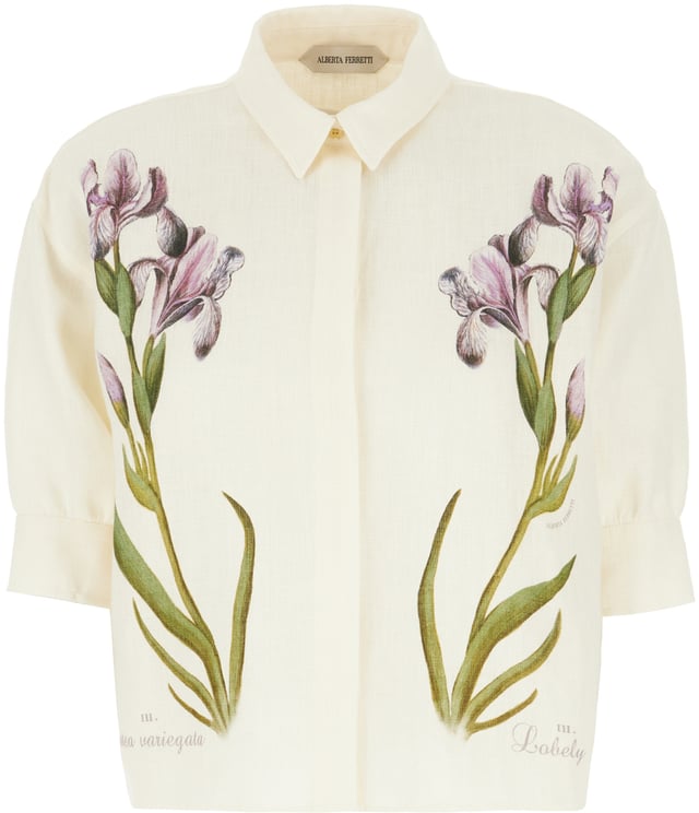 Alberta Ferretti Alberta Ferretti Sand linen shirt