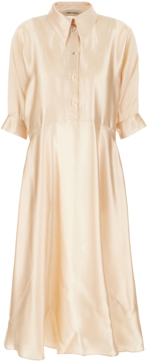 Alberta Ferretti Alberta Ferretti Peach acetate blend dress
