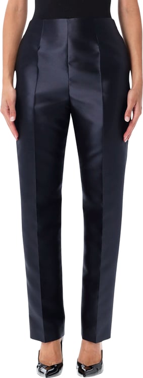 Alberta Ferretti Pantalone Mikado Blue