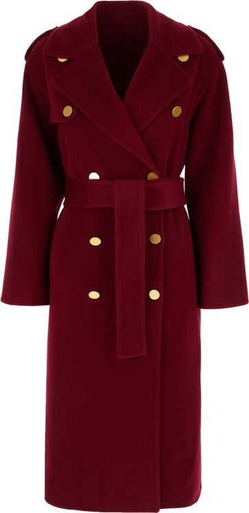 Alberta Ferretti Alberta Ferretti Grape wool blend coat