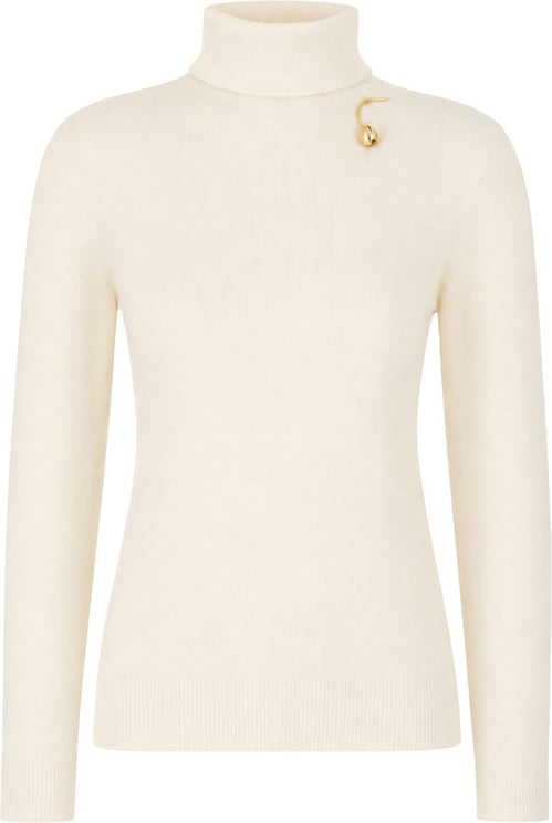 Alberta Ferretti Alberta Ferretti Ivory wool blend sweater