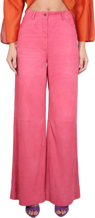 Alberta Ferretti High-Waisted Wide Leg Pants