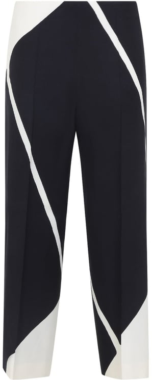 Alberta Ferretti Alberta Ferretti Twill Printed Pants