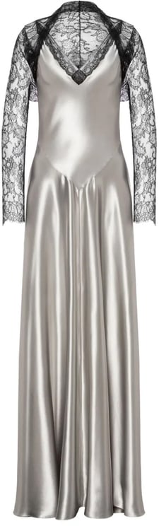 Alberta Ferretti Flowing Silhouette Dress with Delicate Draping