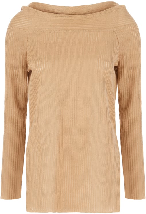Alberta Ferretti Alberta Ferretti Skin pink linen sweater