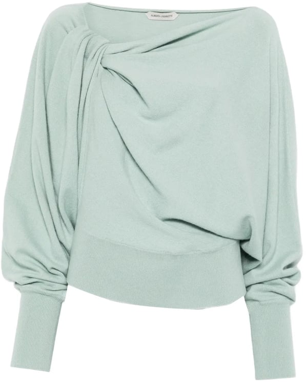 Alberta Ferretti Classic Knit Sweater with Design