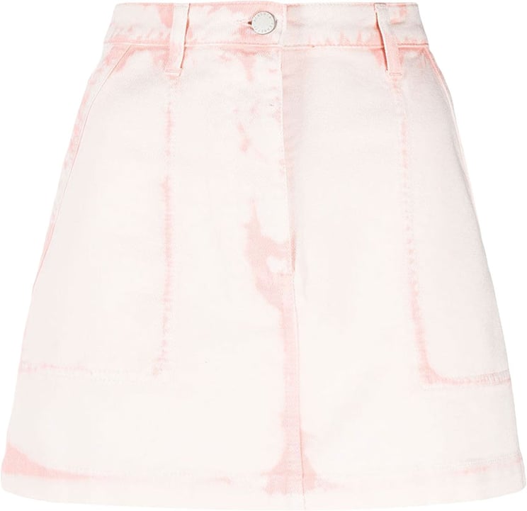 Alberta Ferretti Pink Cotton Mini Skirt