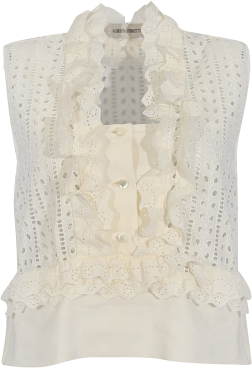 Alberta Ferretti Top White