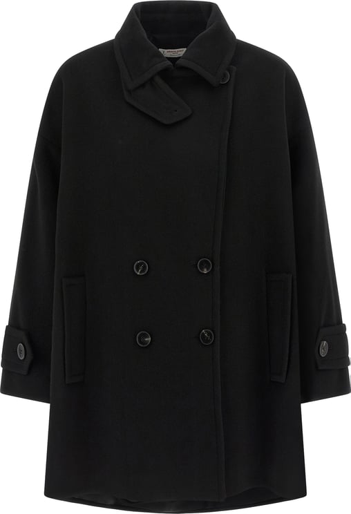 Alberto Biani Alberto Biani Black Virgin Wool Coat
