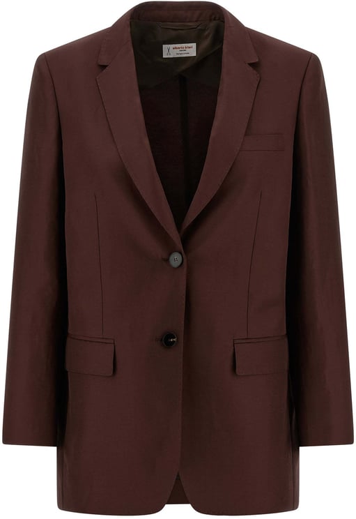 Alberto Biani Alberto Biani Brown Viscose Blazer