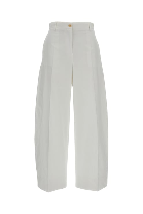 Alberto Biani Wide-Leg Cotton Trousers