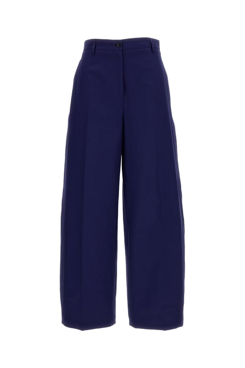 Alberto Biani Wide-Leg Cotton Trousers