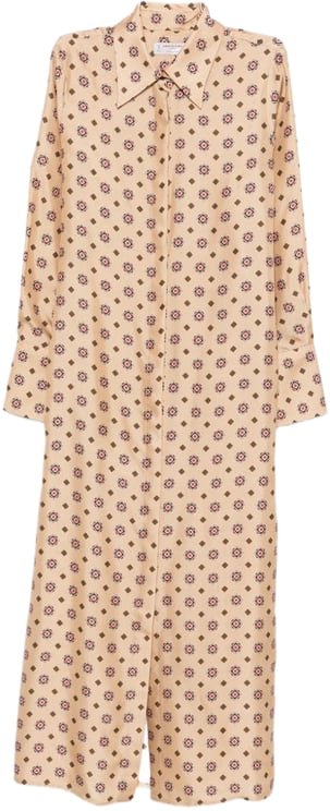 Alberto Biani Dresses Beige