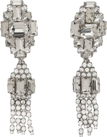 Alessandra Rich Alessandra Rich Silver Metal Earrings