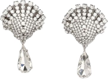 Alessandra Rich Alessandra Rich Silver Metal Earrings