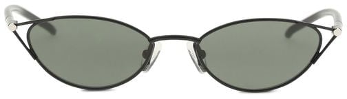 Alexander McQueen Alexander McQueen Black Metal Sunglasses