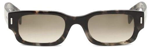 Alexander McQueen Alexander McQueen Brown Acetate Sunglasses
