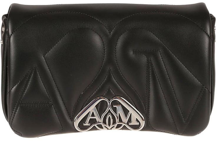 Alexander McQueen Quilted Lamb Leather Clutch