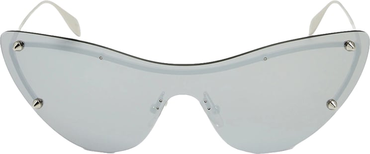 Alexander McQueen Futuristic Curved Shade Sunglasses