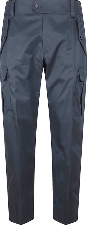 Alexander McQueen Cotton Gabardine Cargo Trousers