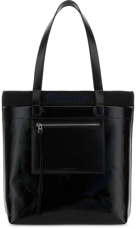 Alexander McQueen Black Bag with Sturdy Handles