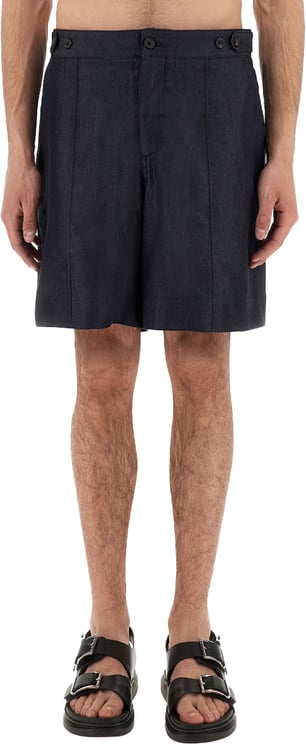 Alexander McQueen SHORT IN DENIM