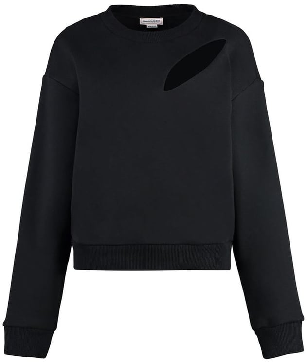 Alexander McQueen Alexander McQueen Black Cotton Sweatshirt
