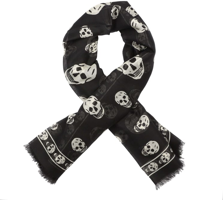 Alexander McQueen Skull Silk Scarf
