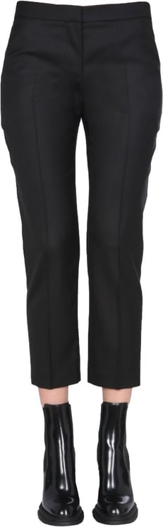 Alexander McQueen Tailored Cropped Trousers With Hidden Closure