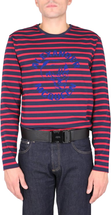 Alexander McQueen Long-Sleeve Crew Neck T-Shirt