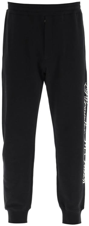 Alexander McQueen Alexander Mcqueen Logo Cotton Pants