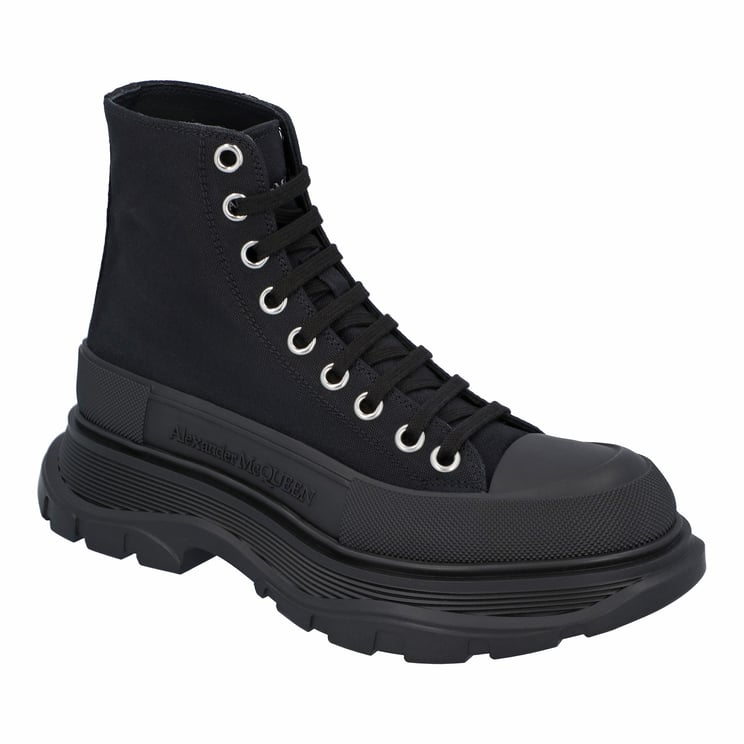 Alexander McQueen Tread Slick Boot In Black
