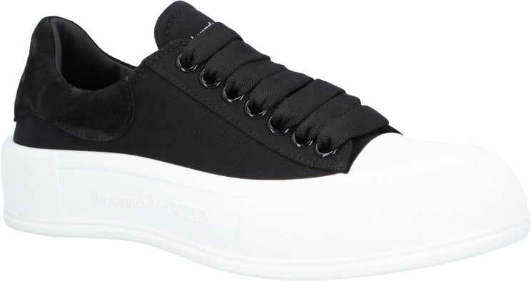 Alexander McQueen Plimsoll In Black