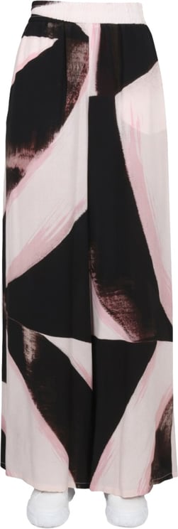 Alexander McQueen Brushstroke Graphic Pants