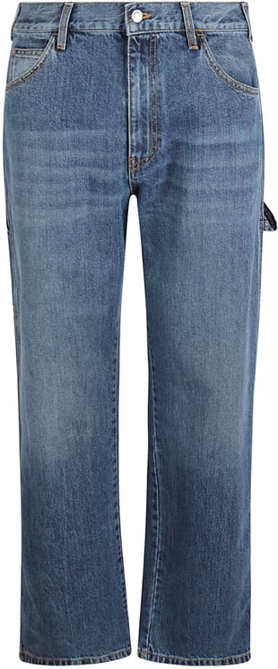 Alexander McQueen Straight Leg Five-Pocket Alexander McQueen Denim Jeans
