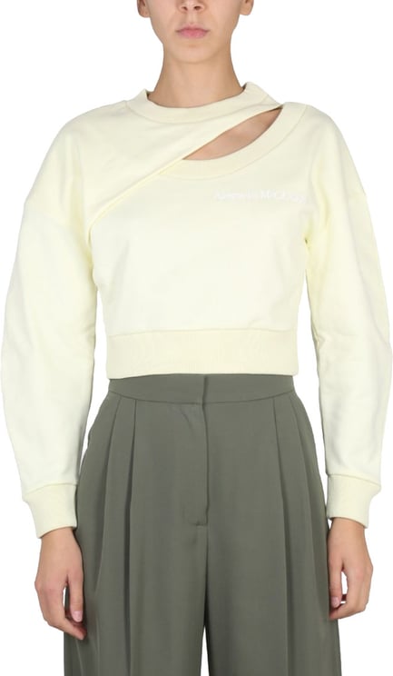 Alexander McQueen Cropped Sweatshirt