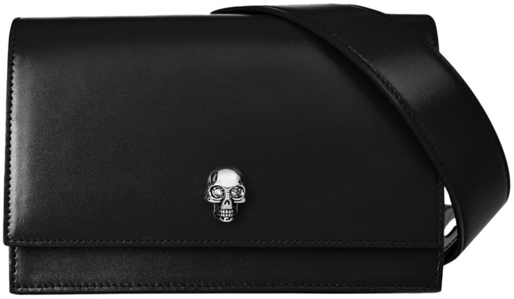 Alexander McQueen Small Skull Logo Shoulder Bag