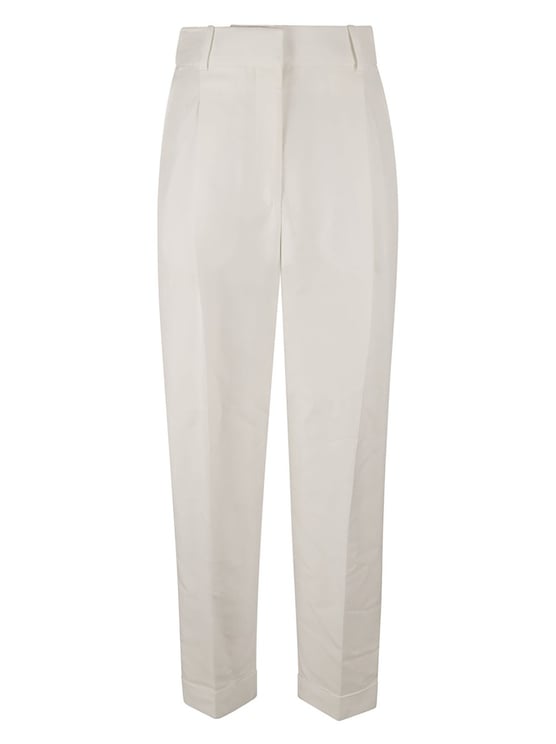 Alexander McQueen Tailored High-Waist Trousers With Silhouette