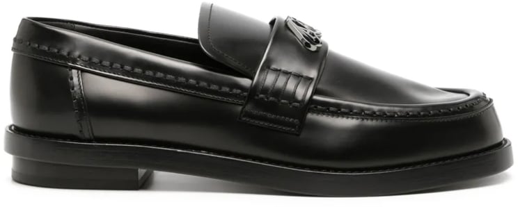 Alexander McQueen Seal Logo Plaque Loafers