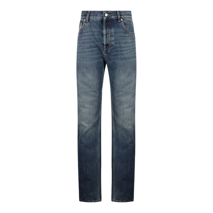 Alexander McQueen Straight-Leg Denim Jeans With Classic Five-Pocket Design