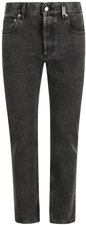 Alexander McQueen Classic Black Straight Leg Jeans