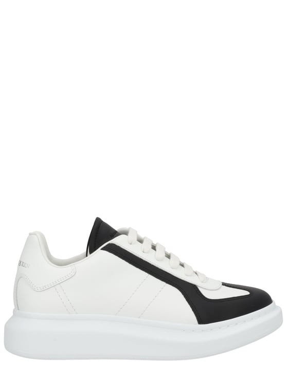 Alexander McQueen Oversized White Base Black Sneakers