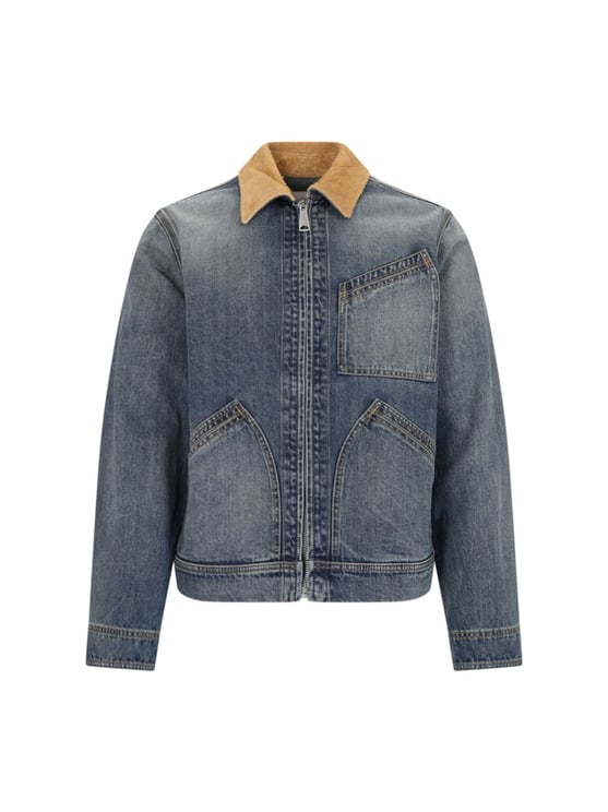 Alexander McQueen Denim Zip Jacket – Blue