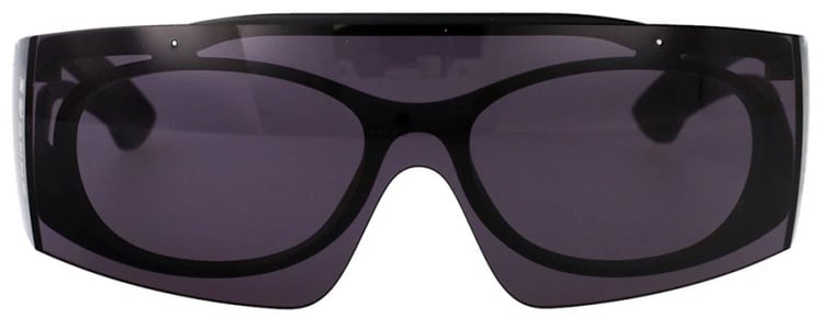 Alexander McQueen Oversized Black Acetate Sunglasses